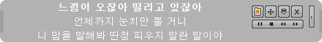 데스크탑 가사 설정